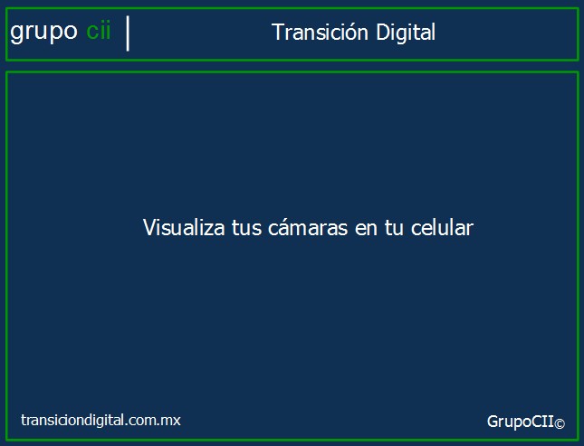 Visualizar cámaras con tu celular