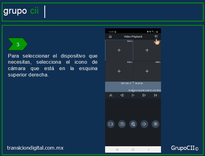 Selecciona Dispositivo